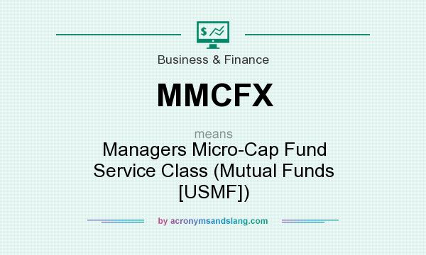 What does MMCFX mean? It stands for Managers Micro-Cap Fund Service Class (Mutual Funds [USMF])