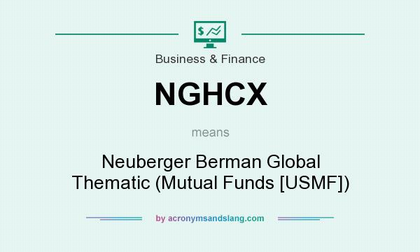 What does NGHCX mean? It stands for Neuberger Berman Global Thematic (Mutual Funds [USMF])