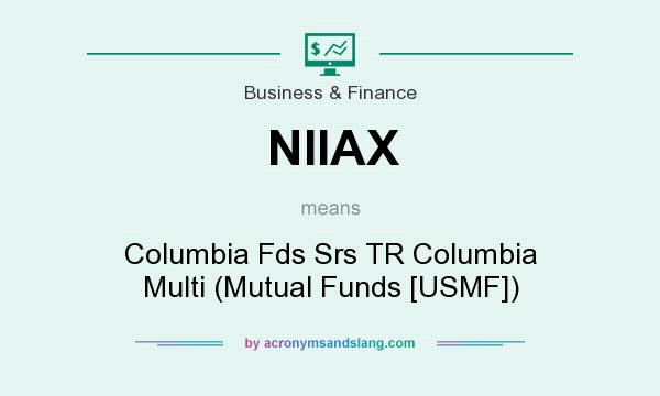 What does NIIAX mean? It stands for Columbia Fds Srs TR Columbia Multi (Mutual Funds [USMF])