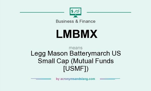 What does LMBMX mean? It stands for Legg Mason Batterymarch US Small Cap (Mutual Funds [USMF])