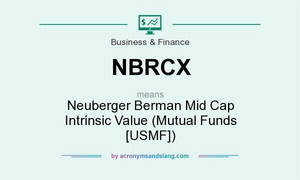What does NBRCX mean? It stands for Neuberger Berman Mid Cap Intrinsic Value (Mutual Funds [USMF])