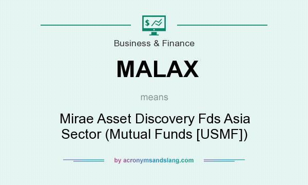 What does MALAX mean? It stands for Mirae Asset Discovery Fds Asia Sector (Mutual Funds [USMF])