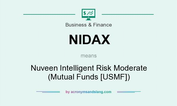 What does NIDAX mean? It stands for Nuveen Intelligent Risk Moderate (Mutual Funds [USMF])