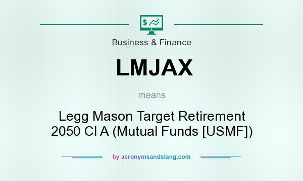 What does LMJAX mean? It stands for Legg Mason Target Retirement 2050 Cl A (Mutual Funds [USMF])