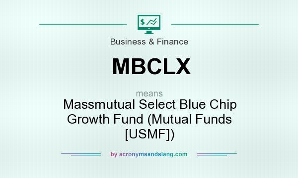 What does MBCLX mean? It stands for Massmutual Select Blue Chip Growth Fund (Mutual Funds [USMF])