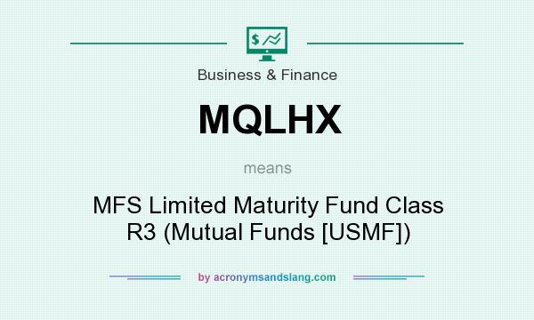 What does MQLHX mean? It stands for MFS Limited Maturity Fund Class R3 (Mutual Funds [USMF])