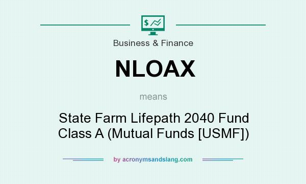 What does NLOAX mean? It stands for State Farm Lifepath 2040 Fund Class A (Mutual Funds [USMF])