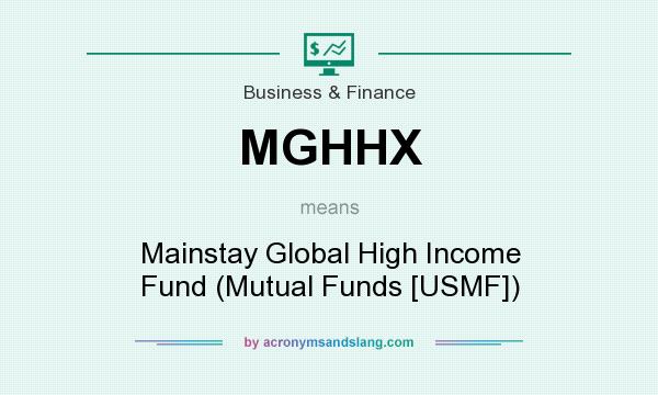 What does MGHHX mean? It stands for Mainstay Global High Income Fund (Mutual Funds [USMF])