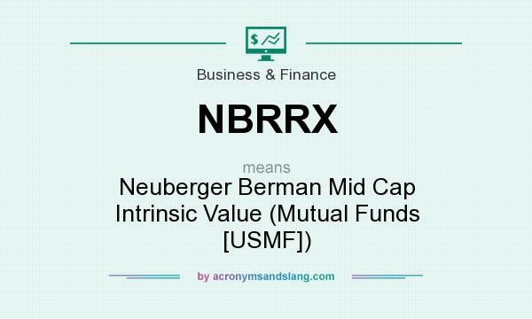 What does NBRRX mean? It stands for Neuberger Berman Mid Cap Intrinsic Value (Mutual Funds [USMF])