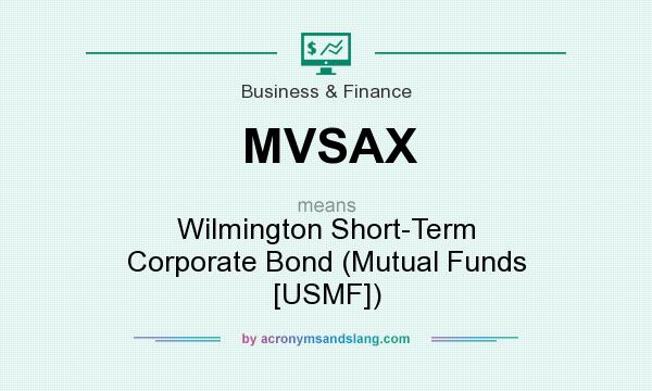 What does MVSAX mean? It stands for Wilmington Short-Term Corporate Bond (Mutual Funds [USMF])