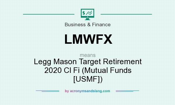 What does LMWFX mean? It stands for Legg Mason Target Retirement 2020 Cl Fi (Mutual Funds [USMF])