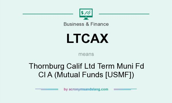 What does LTCAX mean? It stands for Thornburg Calif Ltd Term Muni Fd Cl A (Mutual Funds [USMF])