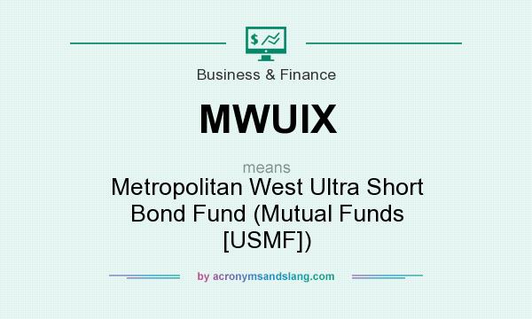 What does MWUIX mean? It stands for Metropolitan West Ultra Short Bond Fund (Mutual Funds [USMF])