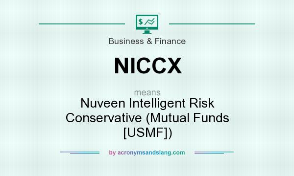 What does NICCX mean? It stands for Nuveen Intelligent Risk Conservative (Mutual Funds [USMF])