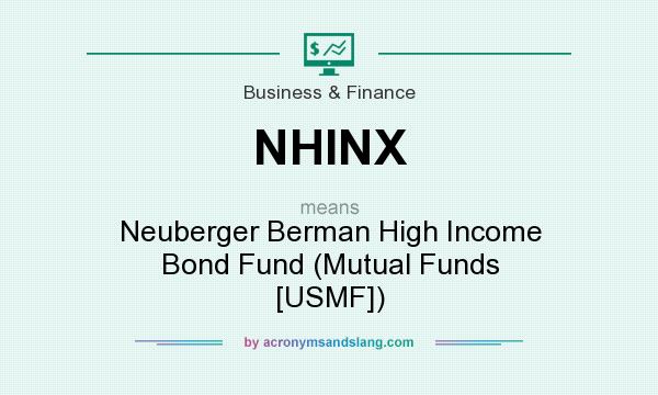 What does NHINX mean? It stands for Neuberger Berman High Income Bond Fund (Mutual Funds [USMF])