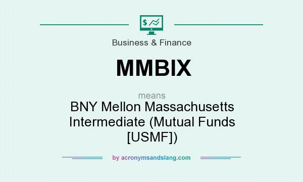 What does MMBIX mean? It stands for BNY Mellon Massachusetts Intermediate (Mutual Funds [USMF])