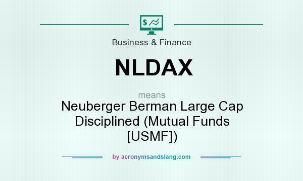 What does NLDAX mean? It stands for Neuberger Berman Large Cap Disciplined (Mutual Funds [USMF])