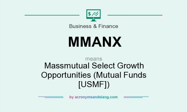 What does MMANX mean? It stands for Massmutual Select Growth Opportunities (Mutual Funds [USMF])