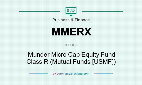 What does MMERX mean? It stands for Munder Micro Cap Equity Fund Class R (Mutual Funds [USMF])