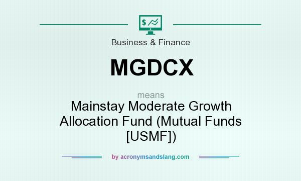 What does MGDCX mean? It stands for Mainstay Moderate Growth Allocation Fund (Mutual Funds [USMF])