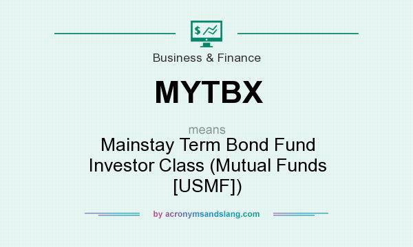 What does MYTBX mean? It stands for Mainstay Term Bond Fund Investor Class (Mutual Funds [USMF])