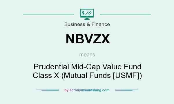 What does NBVZX mean? It stands for Prudential Mid-Cap Value Fund Class X (Mutual Funds [USMF])
