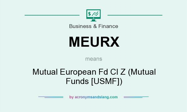 What does MEURX mean? It stands for Mutual European Fd Cl Z (Mutual Funds [USMF])