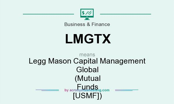 What does LMGTX mean? It stands for Legg Mason Capital Management Global (Mutual Funds [USMF])
