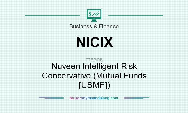 What does NICIX mean? It stands for Nuveen Intelligent Risk Concervative (Mutual Funds [USMF])