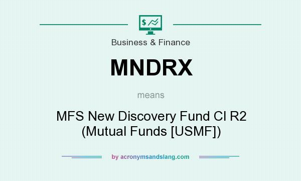 What does MNDRX mean? It stands for MFS New Discovery Fund Cl R2 (Mutual Funds [USMF])
