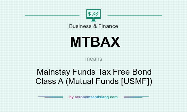 What does MTBAX mean? It stands for Mainstay Funds Tax Free Bond Class A (Mutual Funds [USMF])