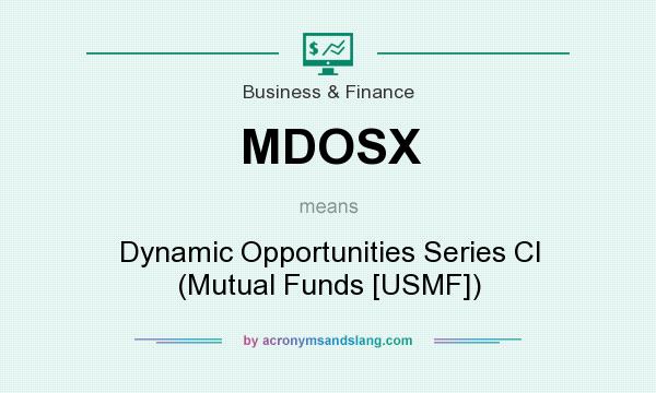 What does MDOSX mean? It stands for Dynamic Opportunities Series Cl (Mutual Funds [USMF])