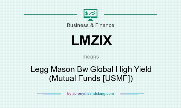 What does LMZIX mean? It stands for Legg Mason Bw Global High Yield (Mutual Funds [USMF])