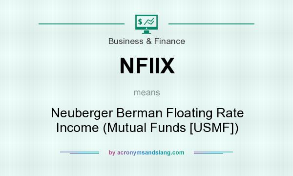 What does NFIIX mean? It stands for Neuberger Berman Floating Rate Income (Mutual Funds [USMF])