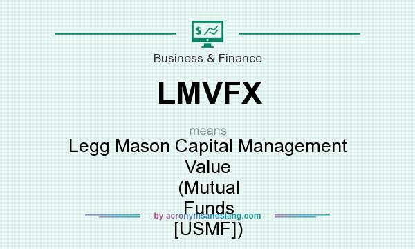 What does LMVFX mean? It stands for Legg Mason Capital Management Value (Mutual Funds [USMF])