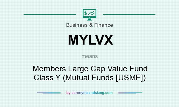 What does MYLVX mean? It stands for Members Large Cap Value Fund Class Y (Mutual Funds [USMF])