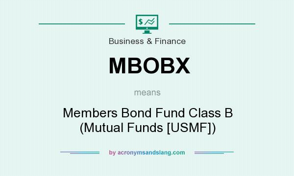 What does MBOBX mean? It stands for Members Bond Fund Class B (Mutual Funds [USMF])