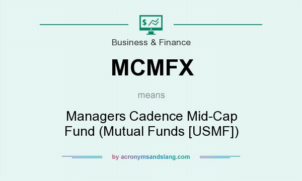 What does MCMFX mean? It stands for Managers Cadence Mid-Cap Fund (Mutual Funds [USMF])