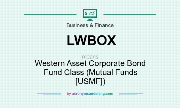 What does LWBOX mean? It stands for Western Asset Corporate Bond Fund Class (Mutual Funds [USMF])