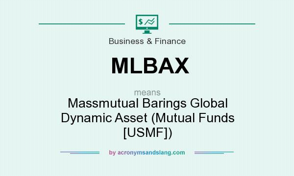 What does MLBAX mean? It stands for Massmutual Barings Global Dynamic Asset (Mutual Funds [USMF])