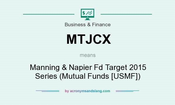 What does MTJCX mean? It stands for Manning & Napier Fd Target 2015 Series (Mutual Funds [USMF])