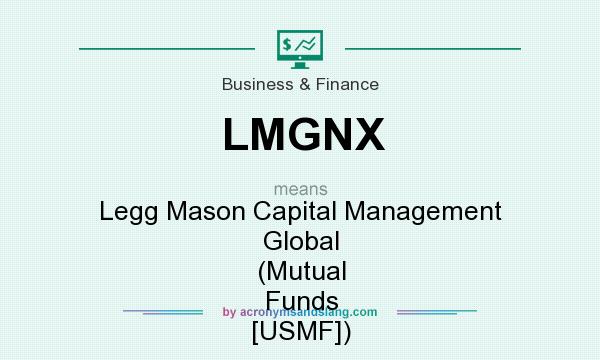 What does LMGNX mean? It stands for Legg Mason Capital Management Global (Mutual Funds [USMF])