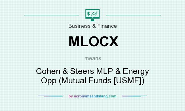What does MLOCX mean? It stands for Cohen & Steers MLP & Energy Opp (Mutual Funds [USMF])