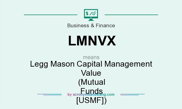 What does LMNVX mean? It stands for Legg Mason Capital Management Value (Mutual Funds [USMF])