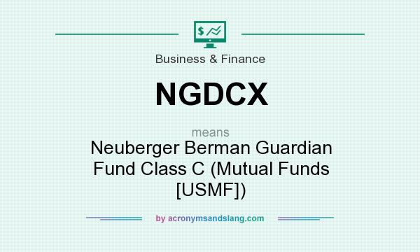 What does NGDCX mean? It stands for Neuberger Berman Guardian Fund Class C (Mutual Funds [USMF])