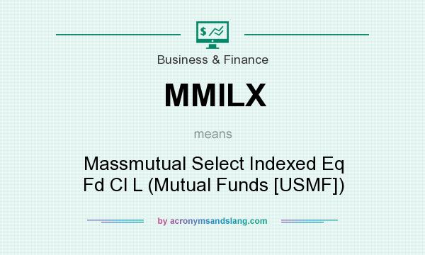 What does MMILX mean? It stands for Massmutual Select Indexed Eq Fd Cl L (Mutual Funds [USMF])