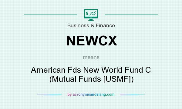 What does NEWCX mean? It stands for American Fds New World Fund C (Mutual Funds [USMF])