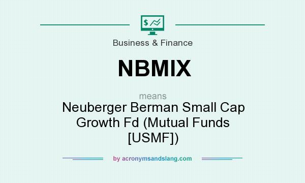 What does NBMIX mean? It stands for Neuberger Berman Small Cap Growth Fd (Mutual Funds [USMF])