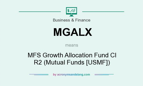 What does MGALX mean? It stands for MFS Growth Allocation Fund Cl R2 (Mutual Funds [USMF])