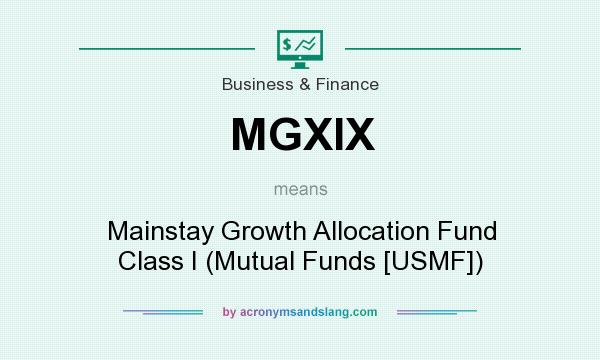 What does MGXIX mean? It stands for Mainstay Growth Allocation Fund Class I (Mutual Funds [USMF])